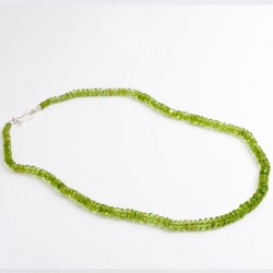 Kette, Peridot, 925- Silber