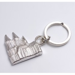  Keyring, Cologne cathedral relief, 925- silver