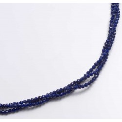 Necklace, lapis lazuli, 925 silver