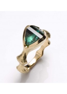 Ring, 750- Gold, Turmalin