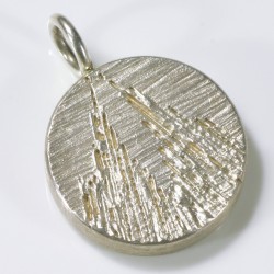  Cologne Cathedral pendant, 925 silver, round