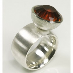 Ring, 925- Silber, Citrin