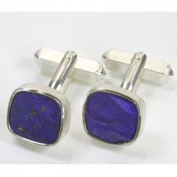 Cufflinks, 925 silver, lapis lazuli