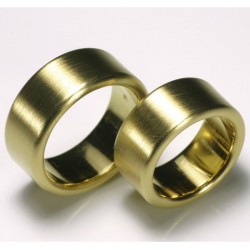  Solid wedding rings, 900 gold