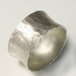  Ring, 925 silver, concave
